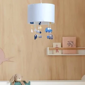 Abat-jour Pour Suspension Nuages Et Voitures Bleu – Vertbaudet boutique en france 9
