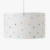Abat-jour Pour Suspension Pois Brodés Petits Pois Beige / Multicolore – Vertbaudet Officielle 16