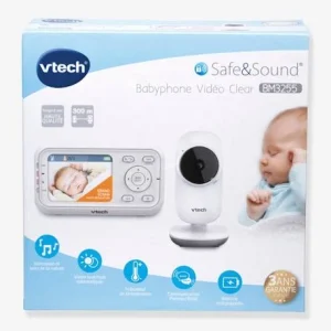 De Qualité Babyphone Vidéo Safe & Sound Video Clear BM3255 VTECH Blanc – Toutes Les Marques 9