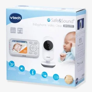 De Qualité Babyphone Vidéo Safe & Sound Video Clear BM3255 VTECH Blanc – Toutes Les Marques 15