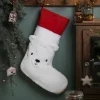 haute qualité Chaussette De Noël Ours En Bouclette Personnalisable Blanc – Vertbaudet 16