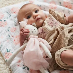 Couverture Bébé Jersey/gaze De Coton EAU DE ROSE Rose – Vertbaudet Authenticité garantie 10