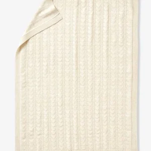 boutique en ligne france Couverture Bébé Pointelle Avec Lurex écru – Vertbaudet 18
