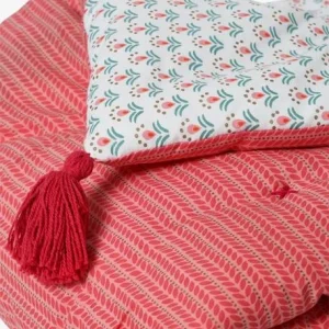 outlet soldes Couvre-lit EDEN INDIA Rose / Multicolore – Vertbaudet 14