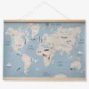 france Décoration Murale Mappemonde Carte Du Monde Bleu – Vertbaudet 10