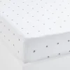 Drap-housse Bébé PLUIE D’ETOILES Blanc / étoiles – Vertbaudet soldes officiel 8