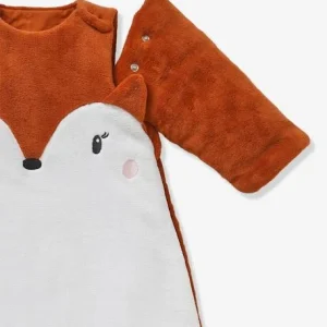 luxe soldes Gigoteuse Manches Amovibles En Microfibre RENARD écru / Roux – Vertbaudet 12
