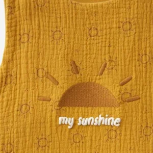 Boutique officielle Gigoteuse Spéciale été En Gaze De Coton Bio* SOLEIL Ocre – Vertbaudet 10