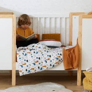 Housse De Couette Bébé MINI ZOO Blanc / Multicolore – Vertbaudet styles dernier cri 10