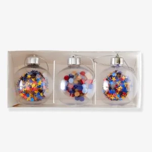fashioniable Les 3 Boules De Noël Rouge – Vertbaudet 9