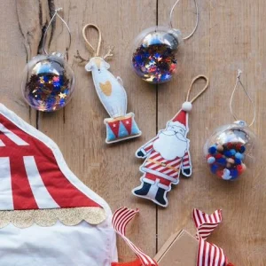 fashioniable Les 3 Boules De Noël Rouge – Vertbaudet 11