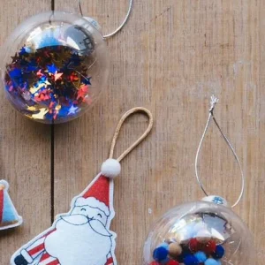 fashioniable Les 3 Boules De Noël Rouge – Vertbaudet 13