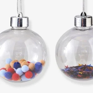 fashioniable Les 3 Boules De Noël Rouge – Vertbaudet 15