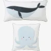 destockage Lot De 2 Coussins SOUS L’OCÉAN Bleu – Vertbaudet 20