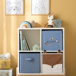 à prix imbattables Lot De 3 Bacs De Rangement Baby Fox Lot Bleu – Vertbaudet 15