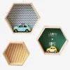 magasin paris Lot De 3 étagères Hexagones Enfant Bois/multicolore – Vertbaudet 11