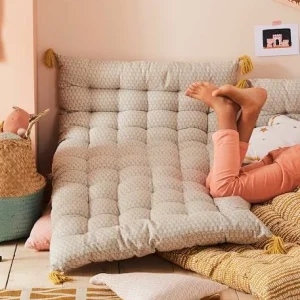 Prestation Et Rapide Matelas De Sol Avec Pompons Gris Clair Imprimé – Vertbaudet 7