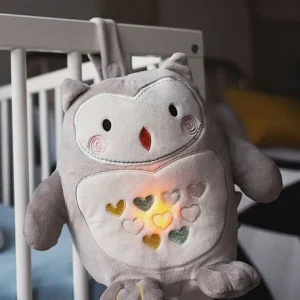 magasin pour Peluche Aide Au Sommeil Rechargeable TOMMEE TIPPEE Ollie La Chouette Gris Clair/blanc – Tommee Tippee 16