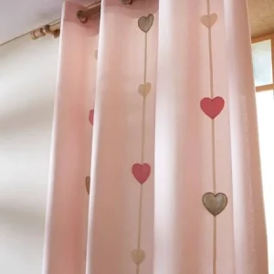 Rideau Tamisant Guirlande Coeurs Rose – Vertbaudet site en ligne 12
