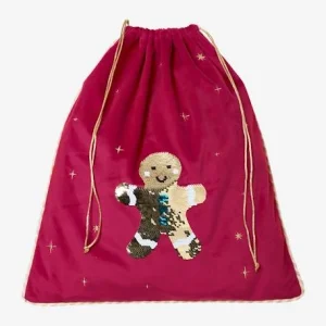 vente chaude Sac à Jouet Pain D’épice Sequins Réversibles Rouge – Vertbaudet 12