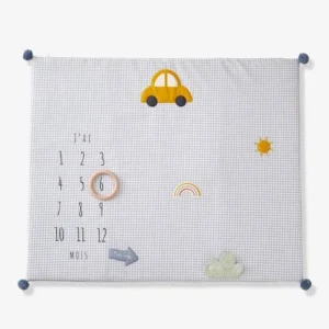 Tapis Photo Bébé Personnalisable En Gaze De Coton EN VOITURE SIMON ! Bleu – Vertbaudet boutique 18